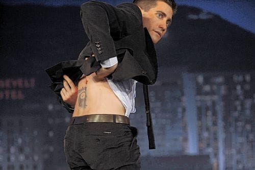 Tramp stamp tattoo
