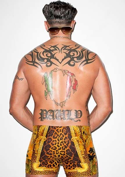 Pauly D tramp stamp tattoo