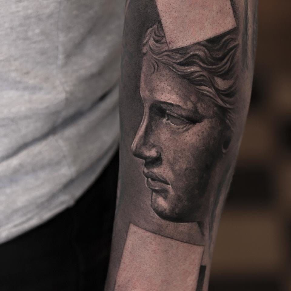 Italian Artist Gives Classical Sculptures Criminal Tattoos  DeMilked