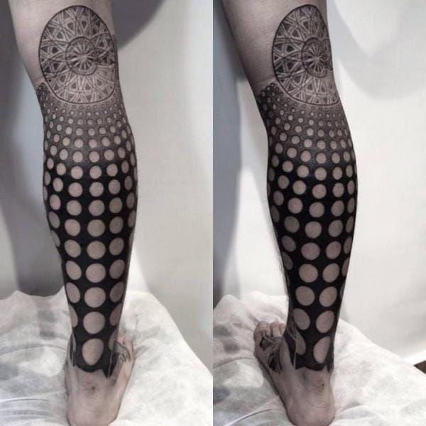 Our selection of 10 fascinating calf tattoos for men