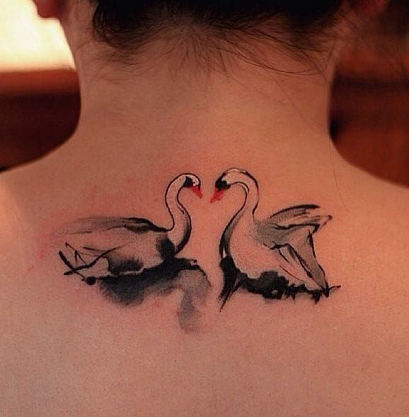 15 Elegant Swan Tattoos  Tattoodo