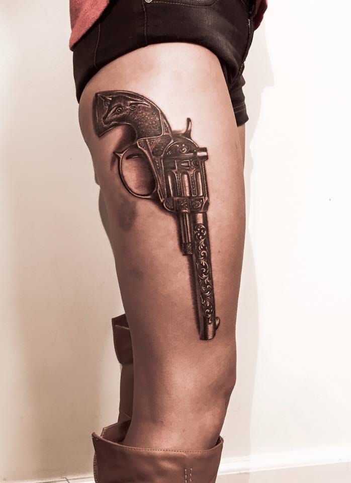 Top 10 Gangster Gun Tattoo Ideas That Will Blow Your Mind 