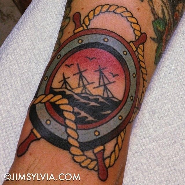 33 Ship Wheel Tattoo Ideas  Tattoo Joker