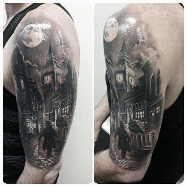 15 London And Big Ben Tattoos For Your British Side • Tattoodo