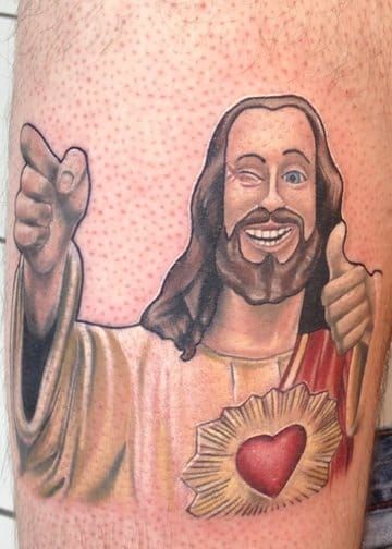 Why are there so many failed jesus tattoos  rshittytattoos