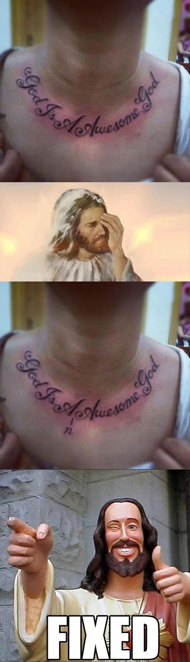 10 Funny, Silly & Ridiculous Jesus Tattoos • Tattoodo 10 Funny, Silly & Ridiculous Jesus Tattoos • Tattoodo