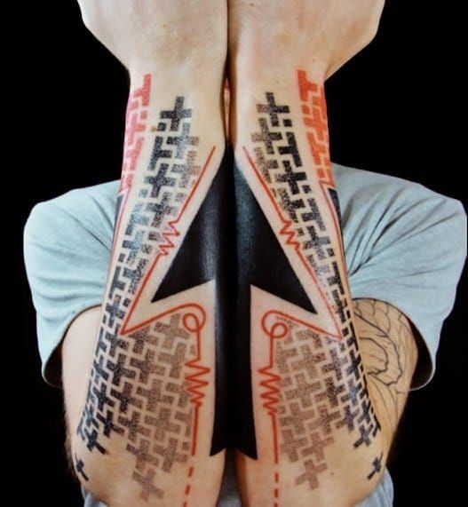 hipster arrows tattoos