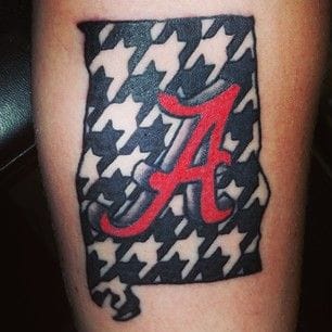 Alabama Tattoos  4 Custom Alabama Tattoo Designs