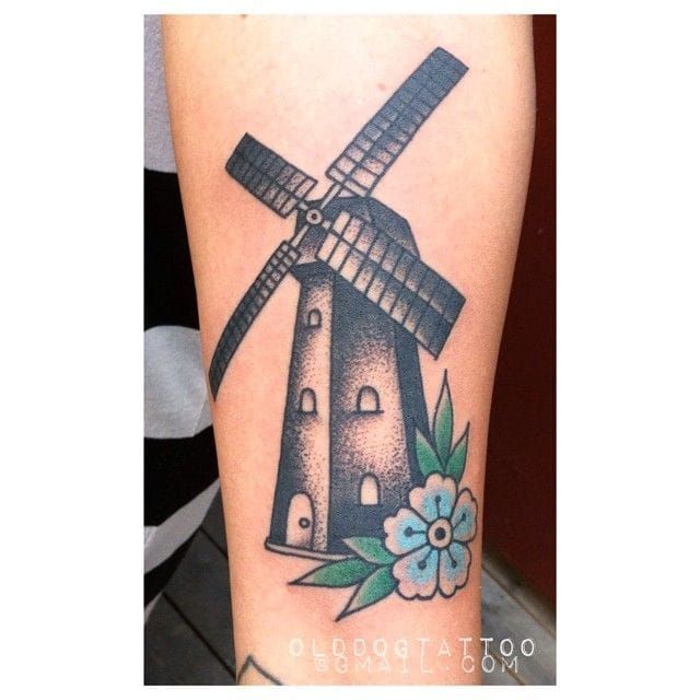 25 Adorable Minimalist Tattoo Designs By Former Cartoonist Ahmet Cambaz   Tatuaje de molino de viento Tatuajes minimalistas Diseños de tatuajes en  el tobillo
