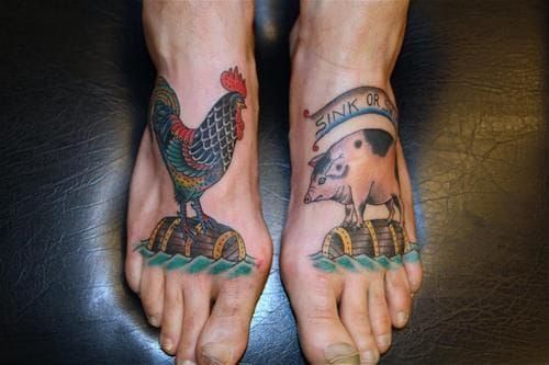 What is the significance of a pig and rooster tattoo  Quora
