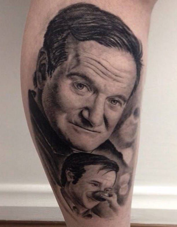 Robin Williams by Chai Sun Lee at Quill Arcana Tattoo Studio  rtattoo