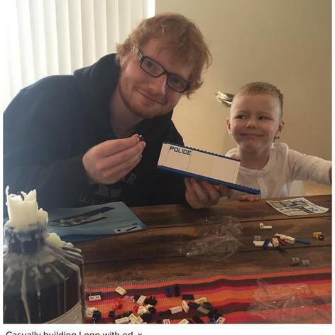 Building Lego with Ed Sheeran
