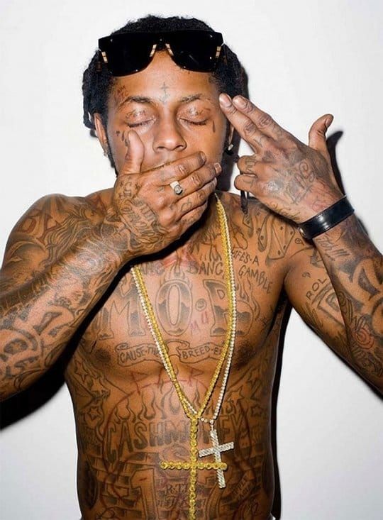 Lil Waynes 89 Tattoos  Their Meanings  Body Art Guru