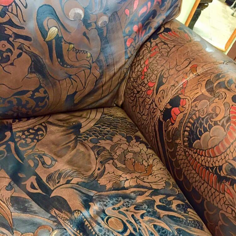 tattooed sofa gina mcqueen