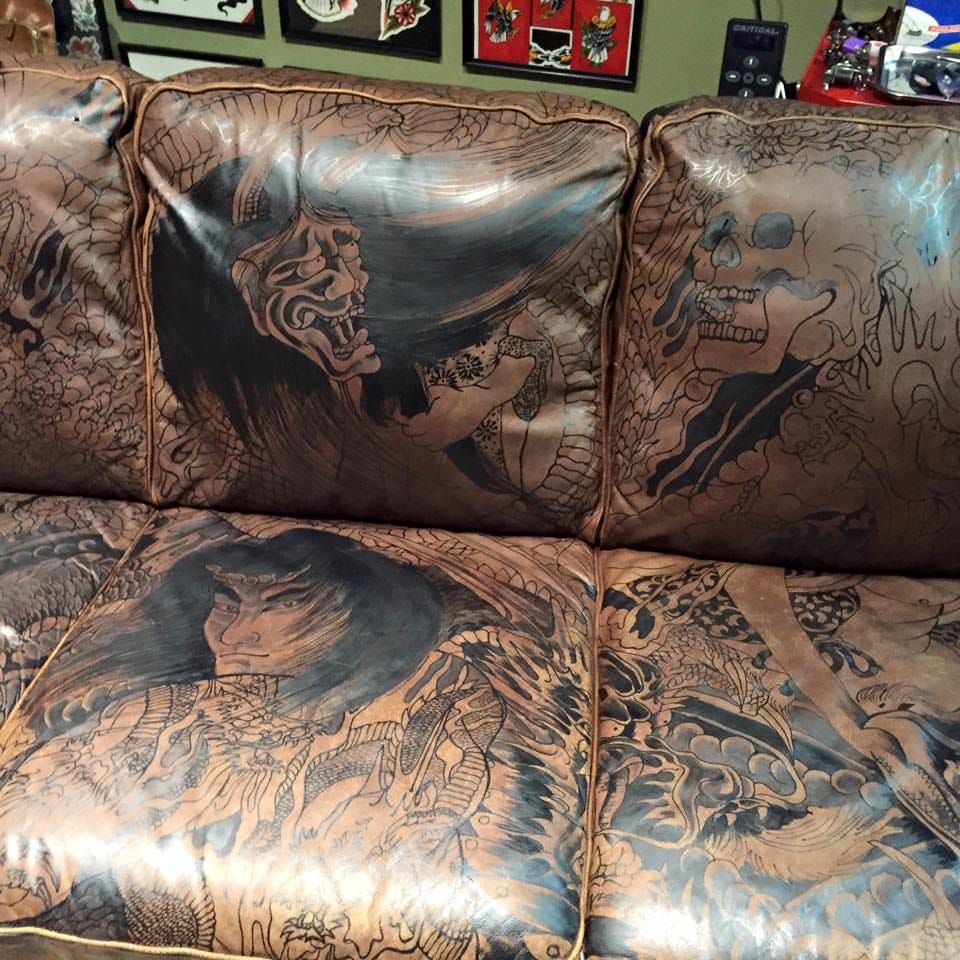 tattooed sofa gina mcqueen