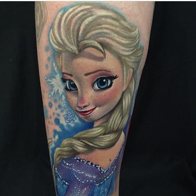 Elsa Name Tattoo Designs