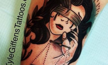 15 Virtuous Lady Justice Tattoos