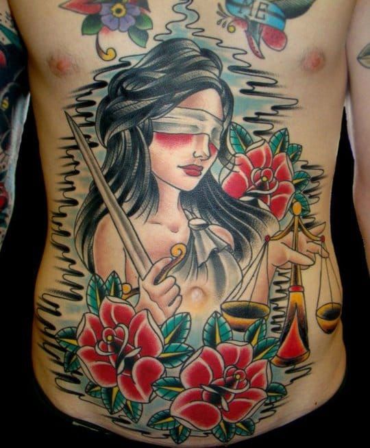 Tattoo Snob  Lady Justice tattoo by sinalmatattooer at