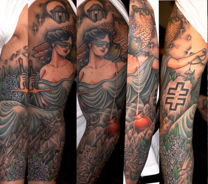 Lady Justice Tattoo