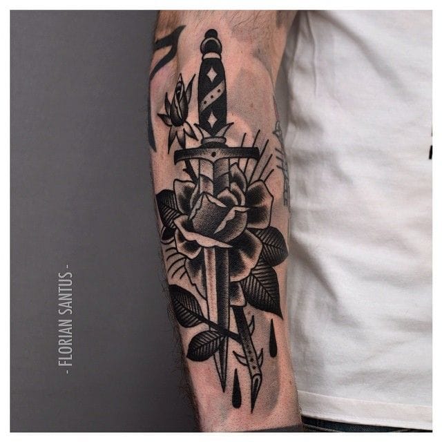 TRADITIONAL BLACK  GREY  JEBB RILEY TATTOOS