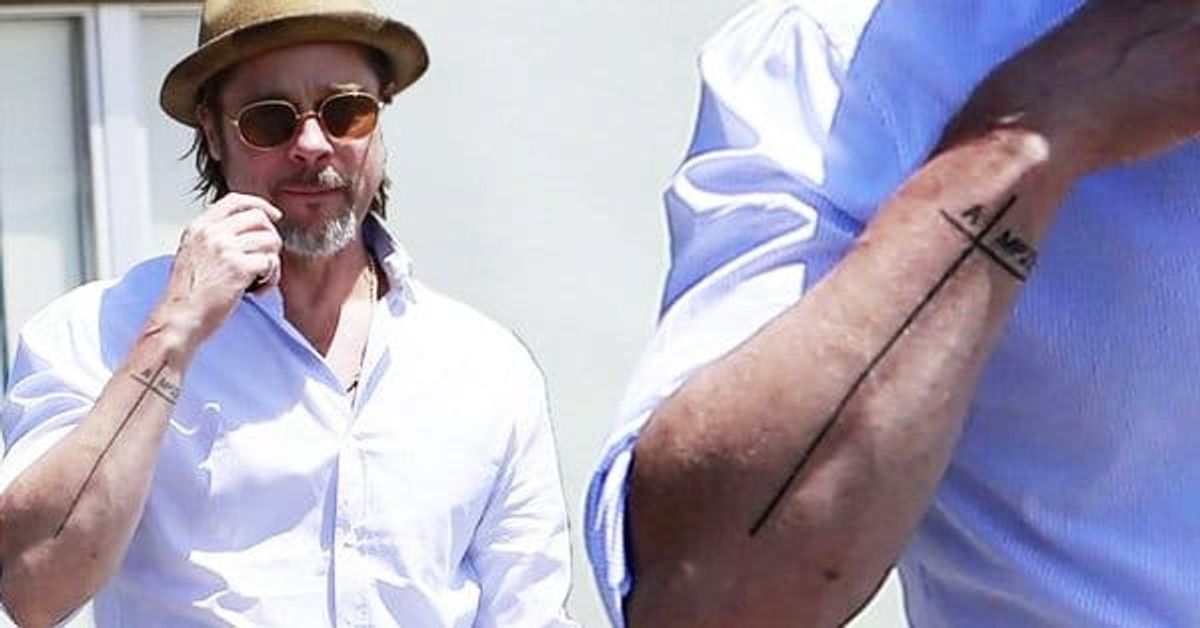 What Could Be the Story Behind Brad Pitt's New Tattoo? â€¢ Tattoodo