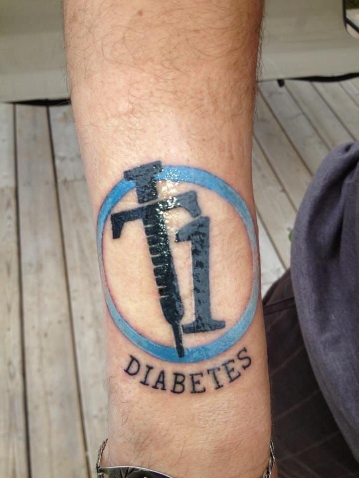 Diabetes medical alert tattoo