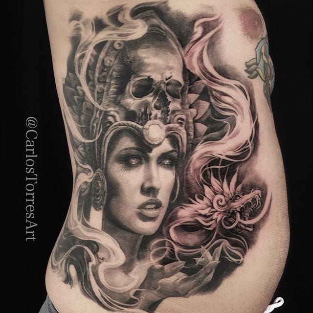 black and grey portrait tattoo by Francisco Sanchez  Tattoos