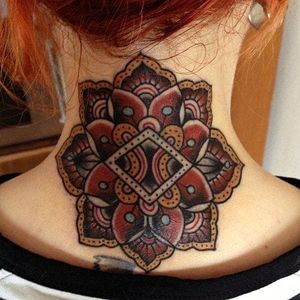 Mandala flower tattoo