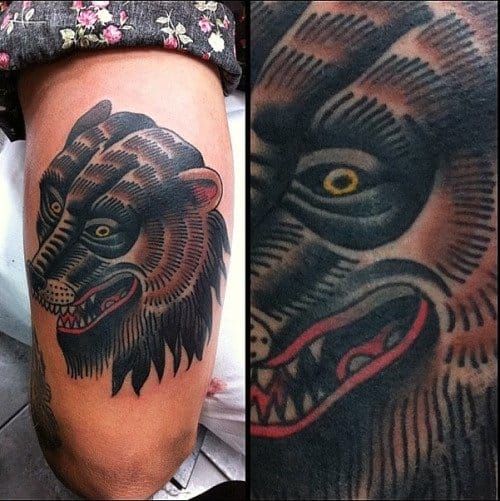 25 Mighty Traditional Bear Tattoos • Tattoodo