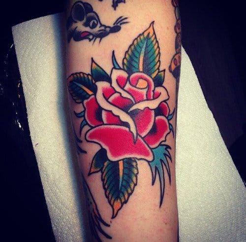 Details 80 roses traditional tattoo super hot  thtantai2