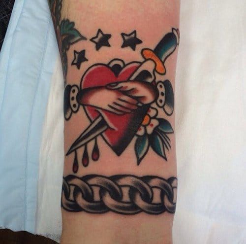 Chain Tattoo by Fergus Simms
