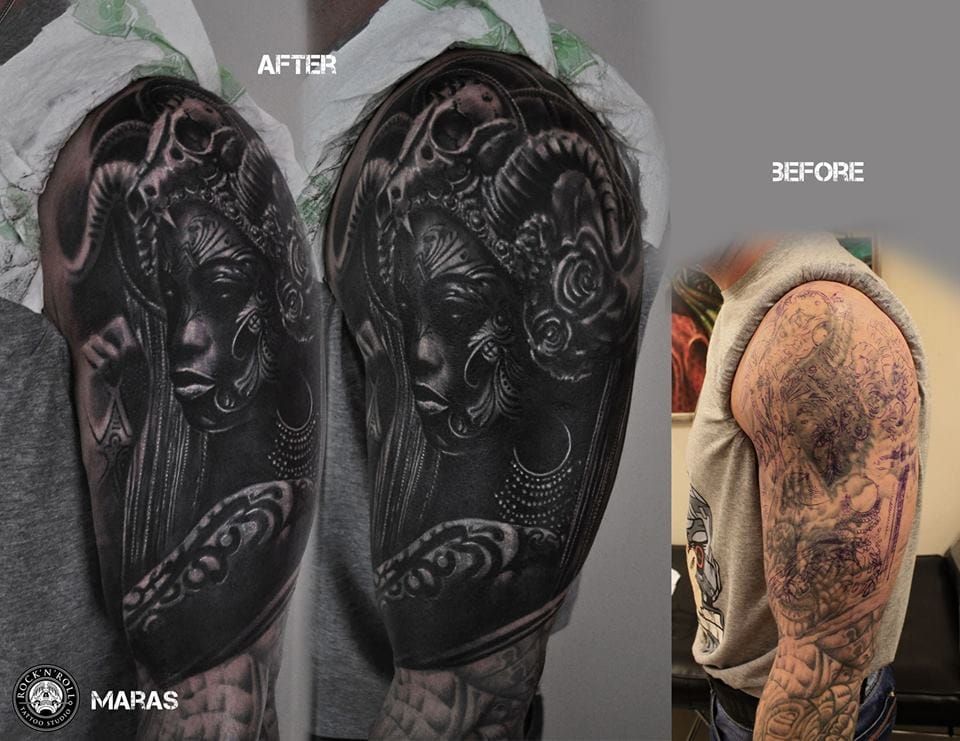 Talking of darkness, Maras is blackening that old sleeve.