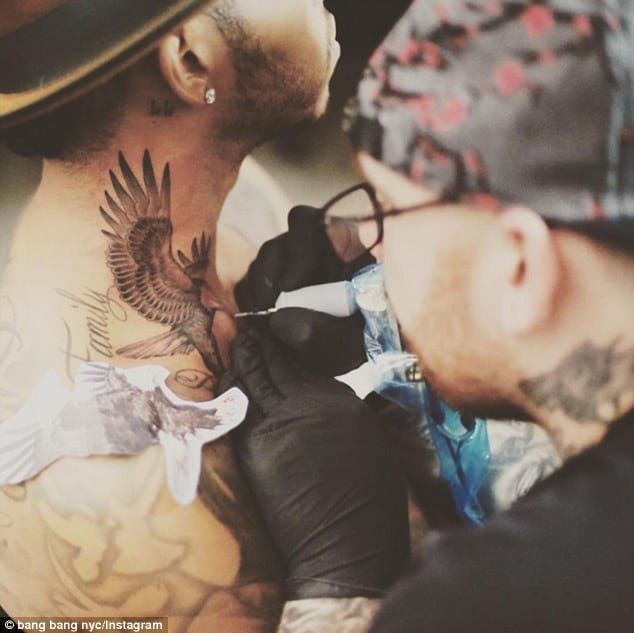 Lewis Hamilton unveils giant new African lion tattoo on his chest  Daily  Mail Online