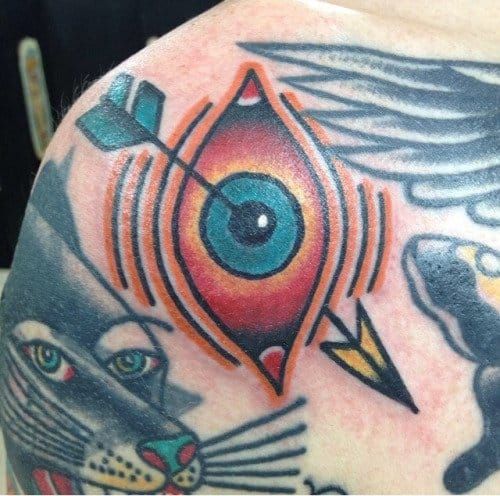 Eye Filler Tattoo by Shon Lindauer