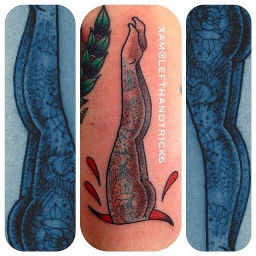 A Unique Filller Tattoo by Left Hand Tricks