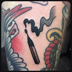 Fun Little Match Filler by Swallow and Dagger Tattoos