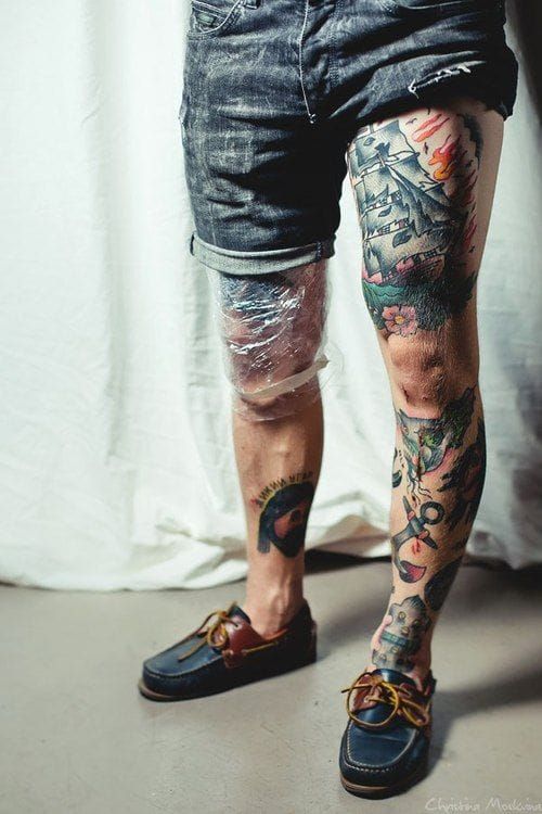 Awesome classic work on this guys legs!!