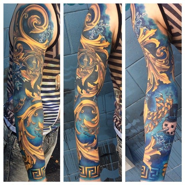 Golden filigree by Benny.