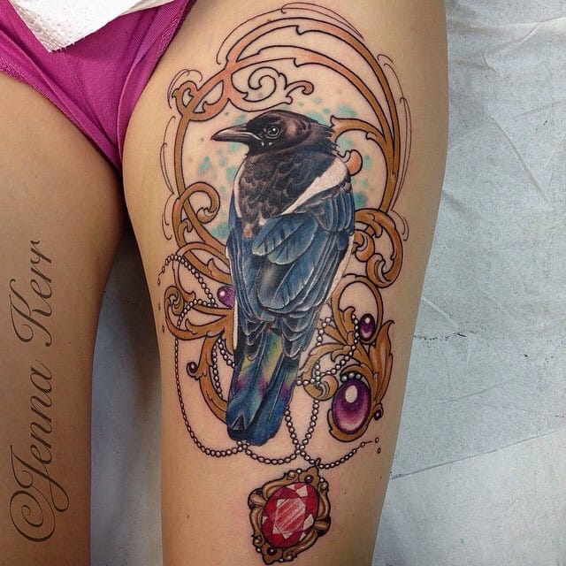 Elegant filigree by Jenna Kerr.