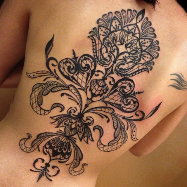 Lace filigree by Kyrie 'Ice Queen' Jones.