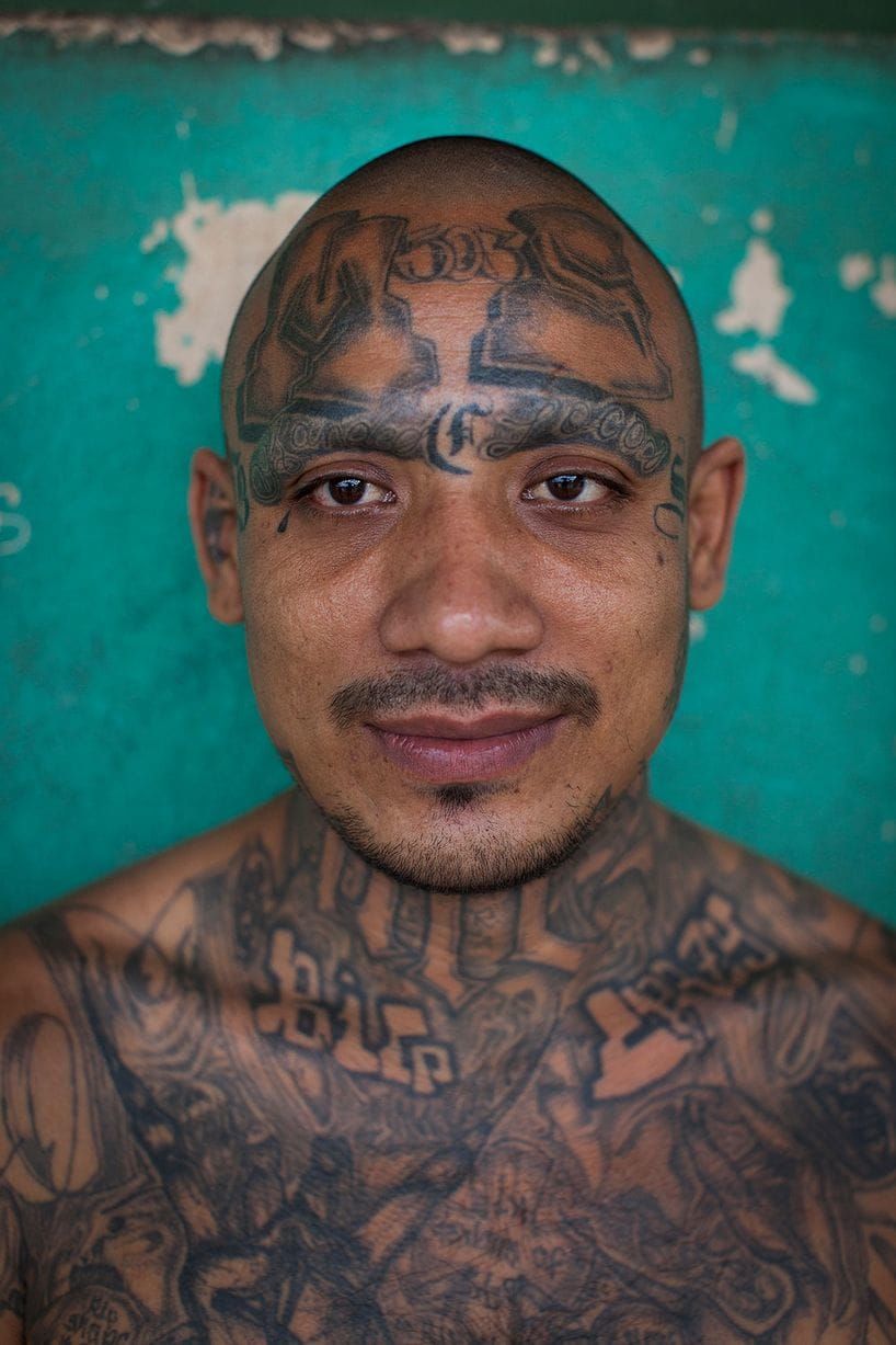 MS 13 member  Gang tattoos Facial tattoos Face tattoos for men