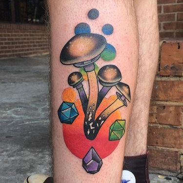These Mushroom Tattoos Are Trippy! • Tattoodo