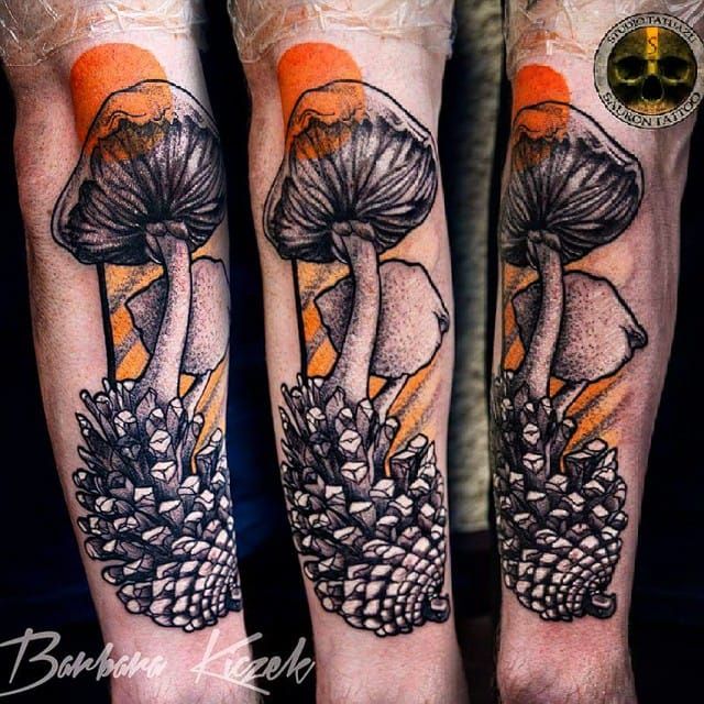 40 Euphoric Designs Of Mushroom Tattoos That Will Never Go Out Of Style