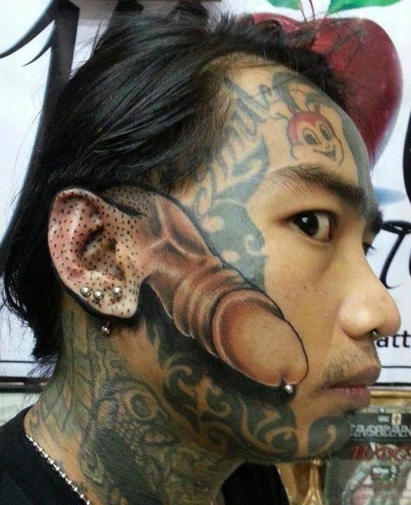 30 Unique Forehead Tattoos