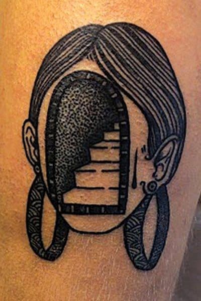 9 Mysterious & Enchanting Stairway tattoos • Tattoodo