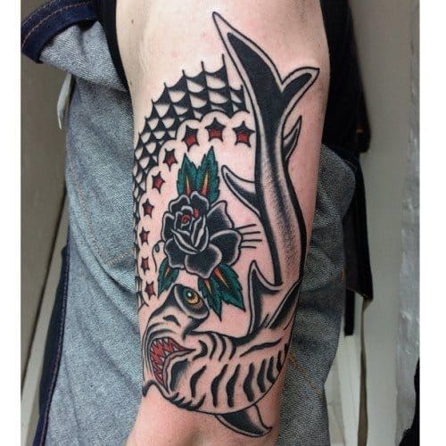 17 Killer Hammerhead Shark Tattoos!! • Tattoodo