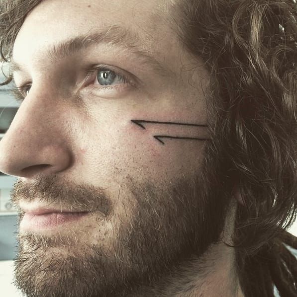 23 Face Tattoo Ideas That Even Your Parents Would Be Cool With