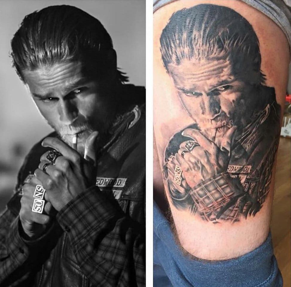 I dont need a boy to handle my shit  jax teller  his tattoos