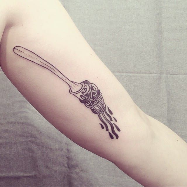 Awake Your Italian Roots With These Yummy Pasta Tattoos • Tattoodo