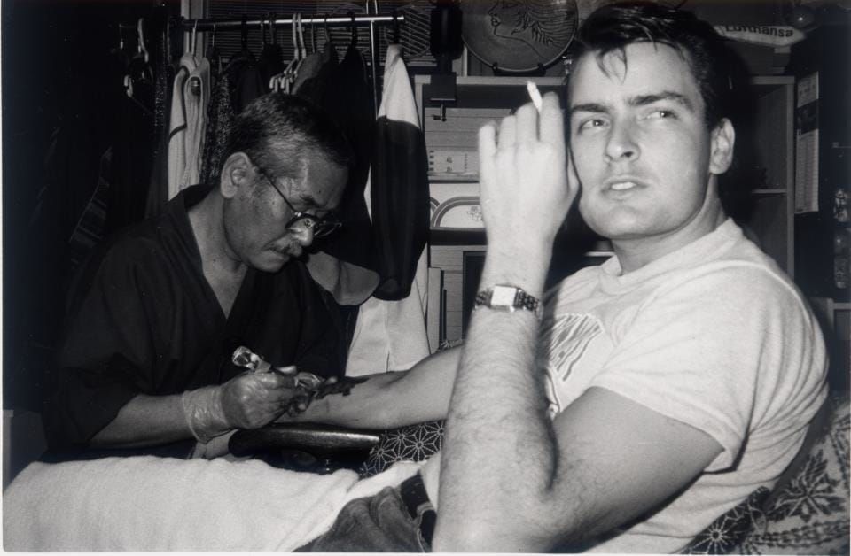 Getting tattooed by the Japanese legend artist Bonten Tarô, it was the Japanese God